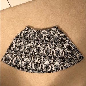 Jacquard A-Line Skirt